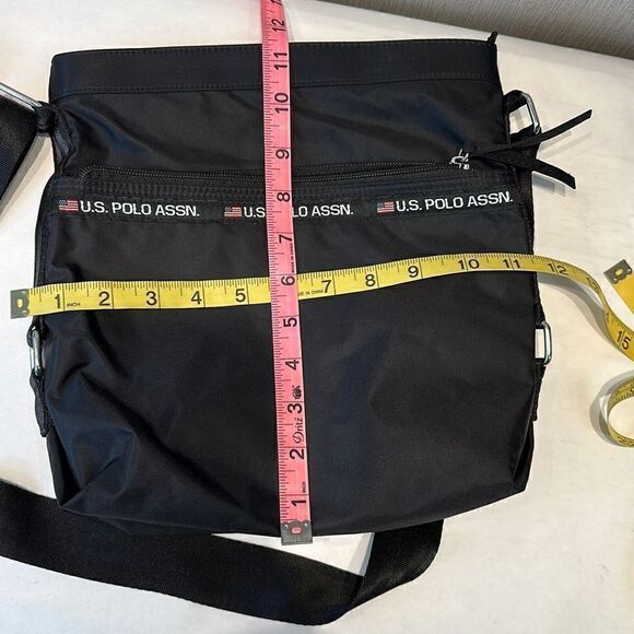 U.S. Polo Assn. Black Crossbody Bag Shoulder Purse - Picture 7 of 7